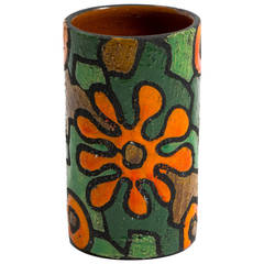 Italian Ceramic Vase by Alvino Bagni for Raymor