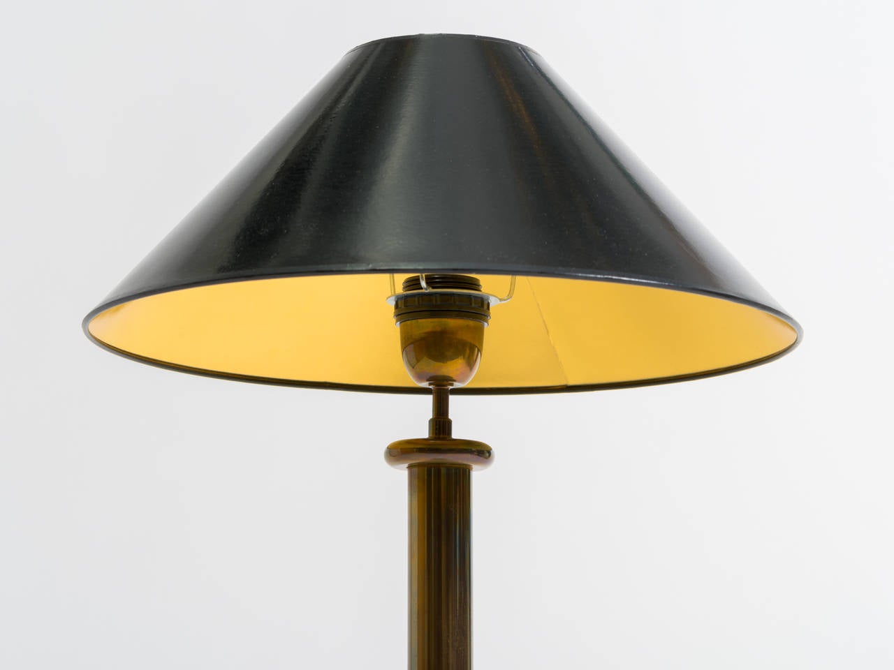 Tall French Brass Table Lamp For Sale at 1stDibs