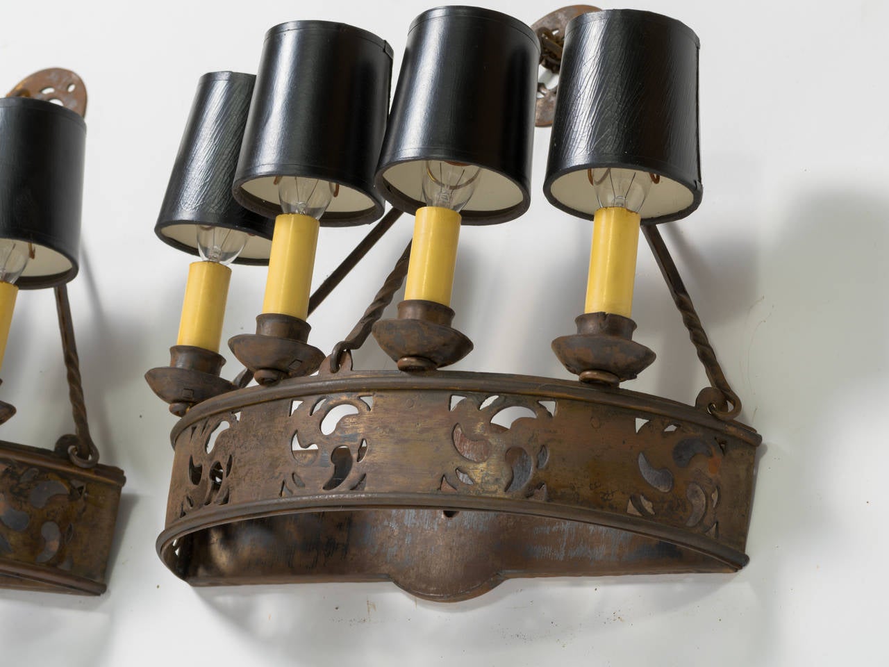 Pair of Gothic Sconces For Sale 3