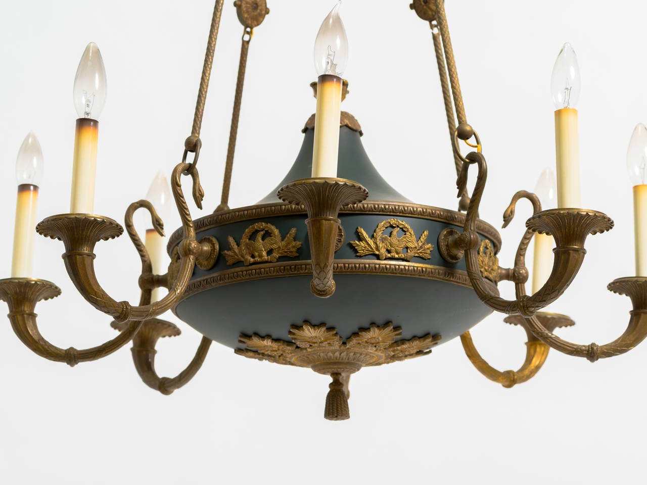 Empire Chandelier In Good Condition In Tarrytown, NY