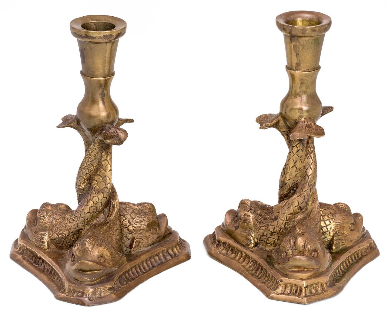 dolphin candlesticks