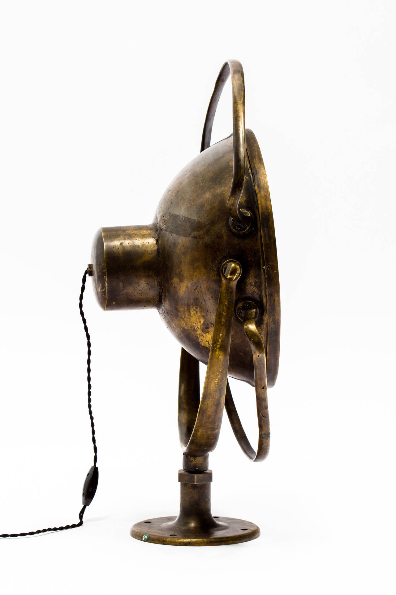 American Early 20th Century Bronze Industrial Medical Lamp by Castle