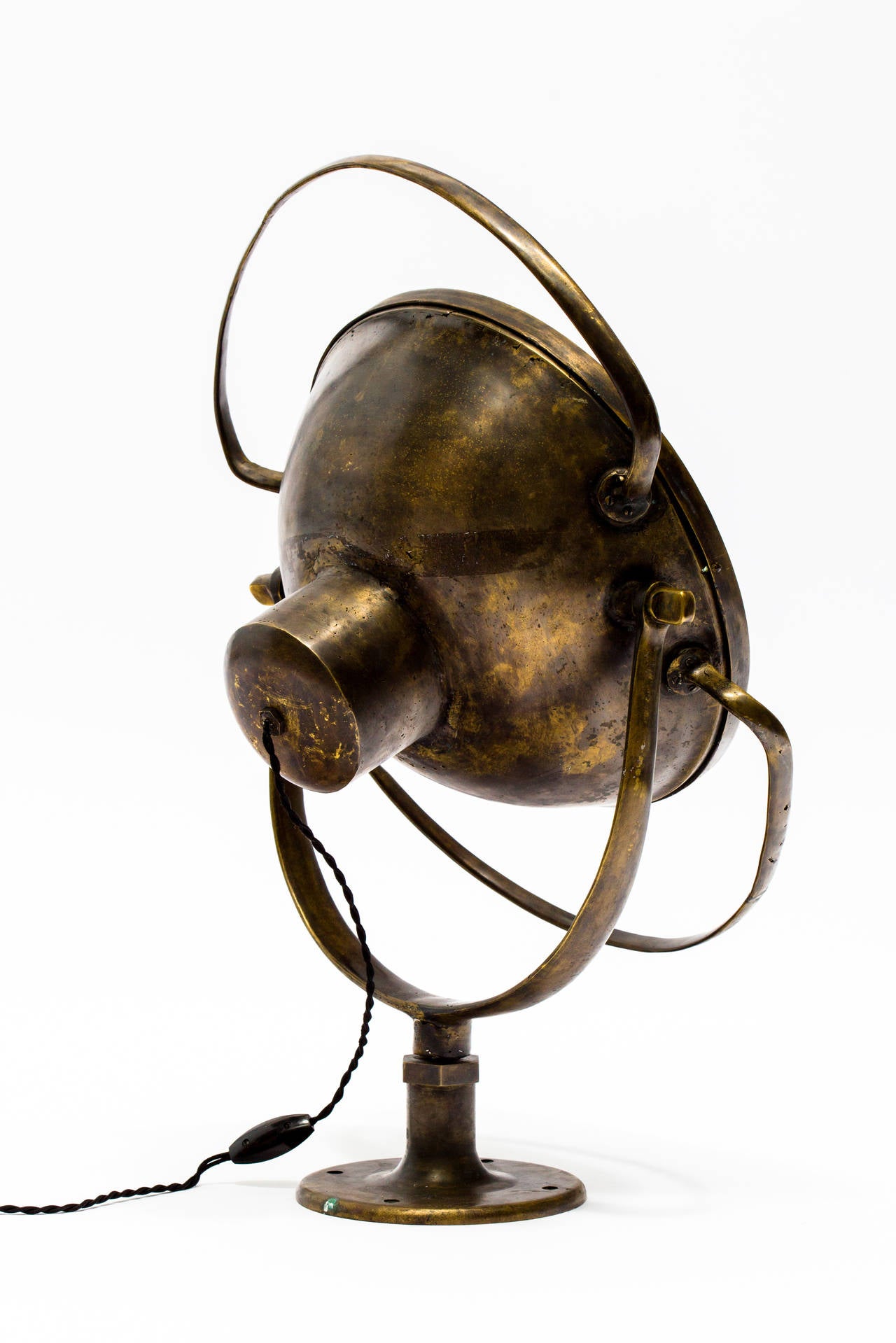 Early 20th Century Bronze Industrial Medical Lamp by Castle In Good Condition In Tarrytown, NY