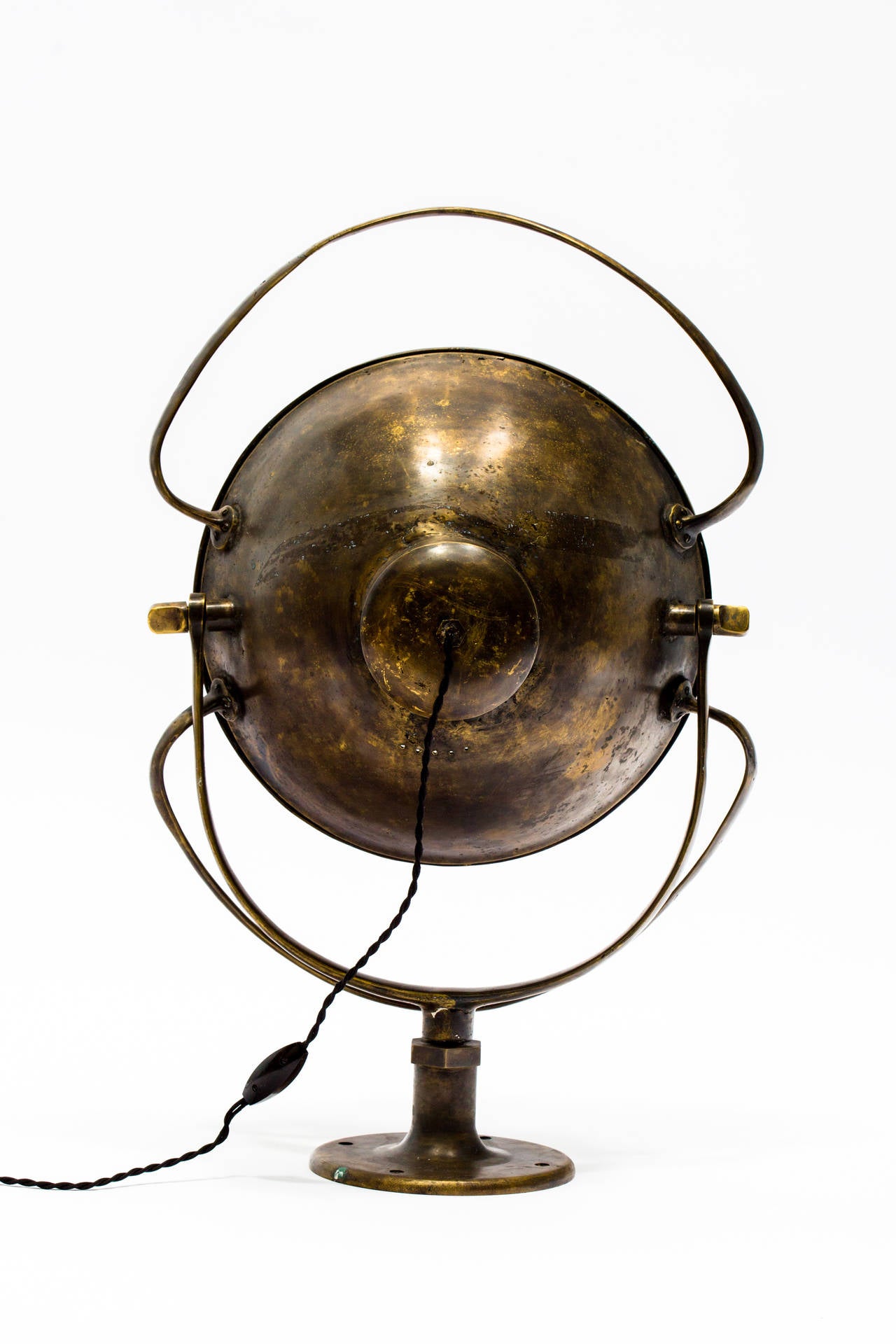 Mid-20th Century Early 20th Century Bronze Industrial Medical Lamp by Castle