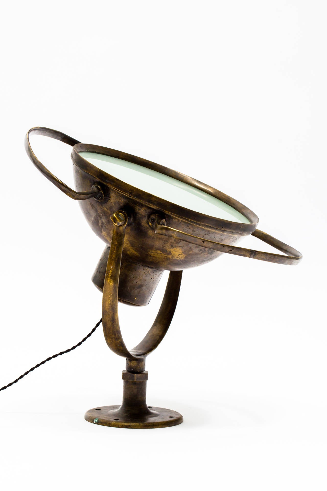 Early 20th Century Bronze Industrial Medical Lamp by Castle 1