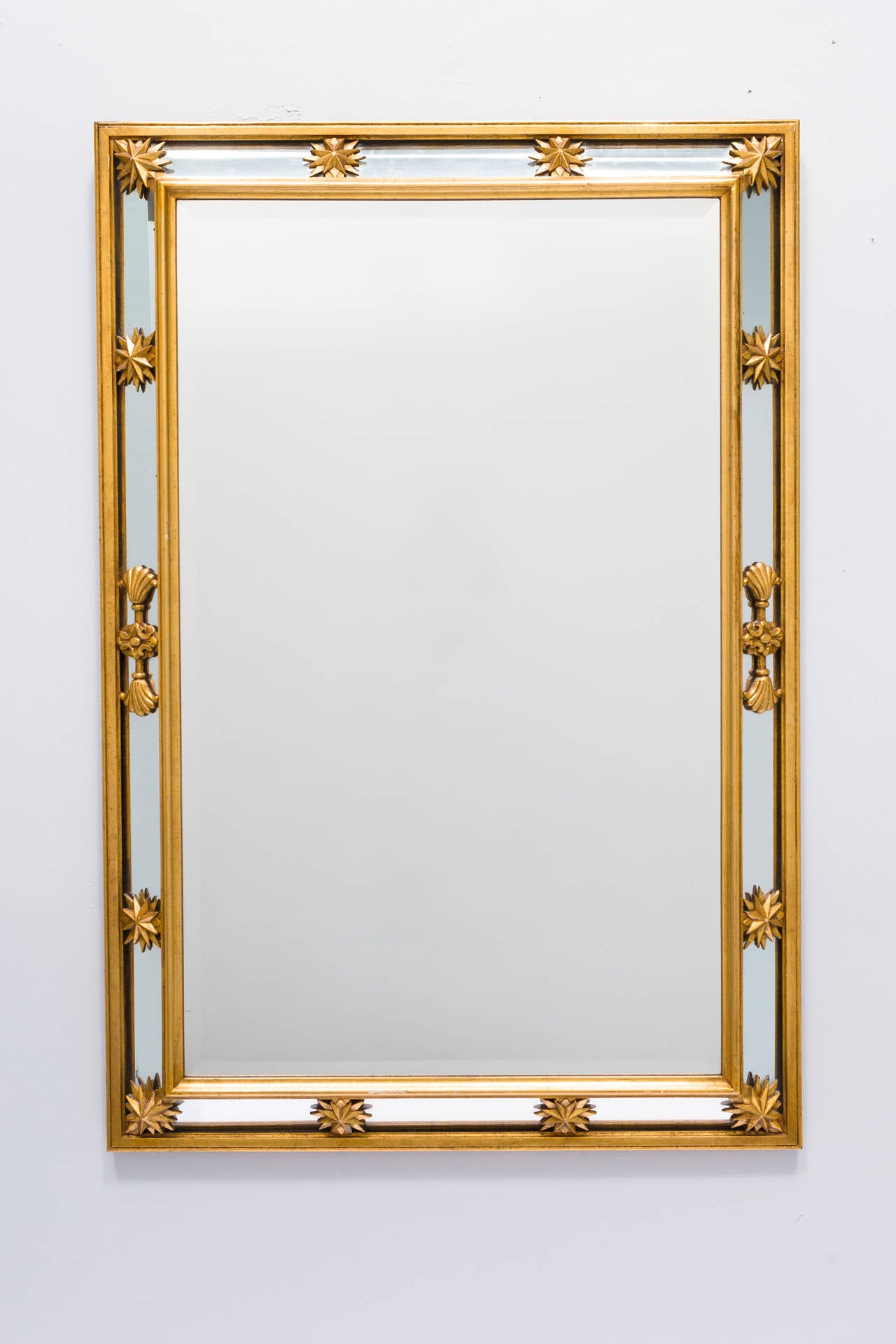 Neoclassical Style Star Mirror
