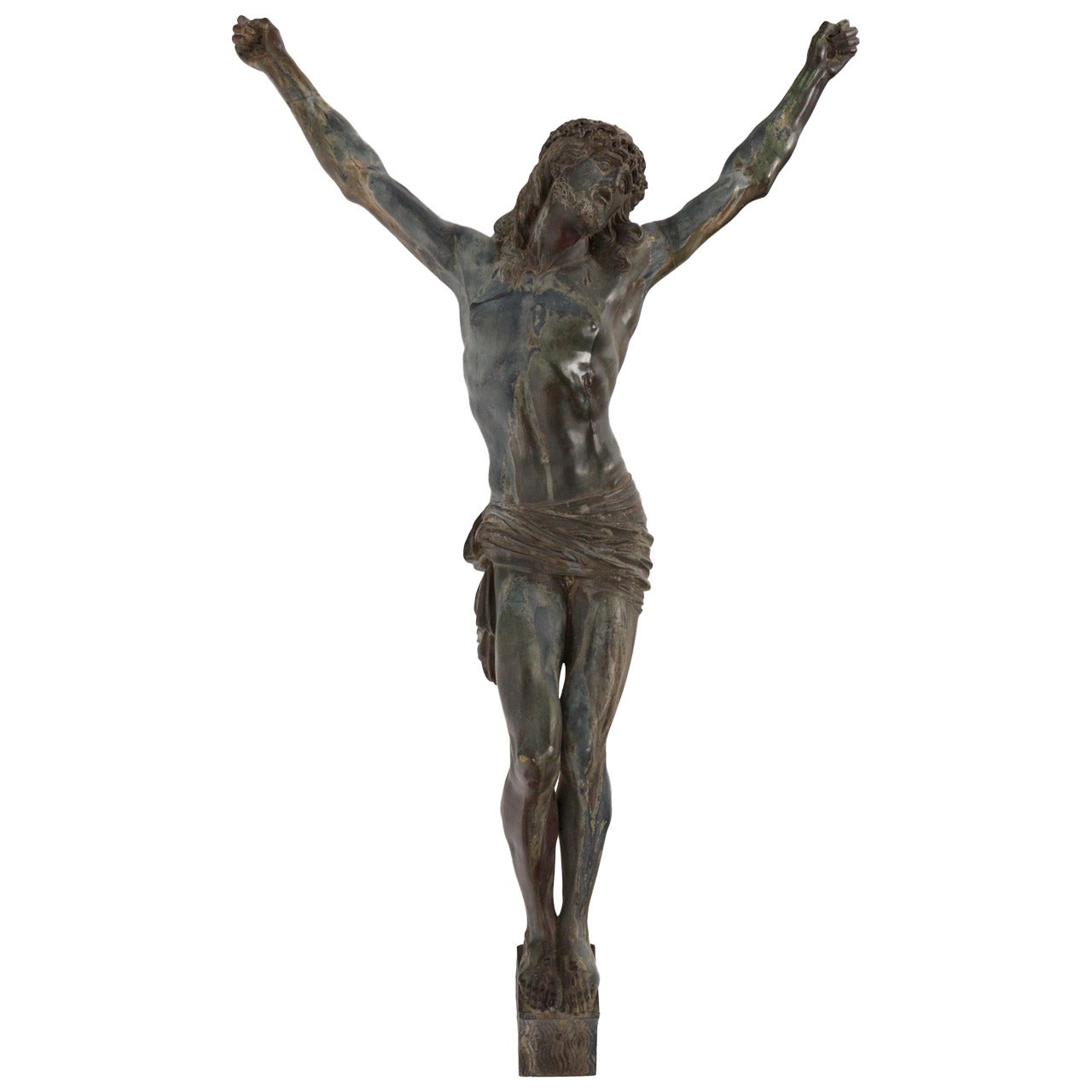 German Lead Crucifix