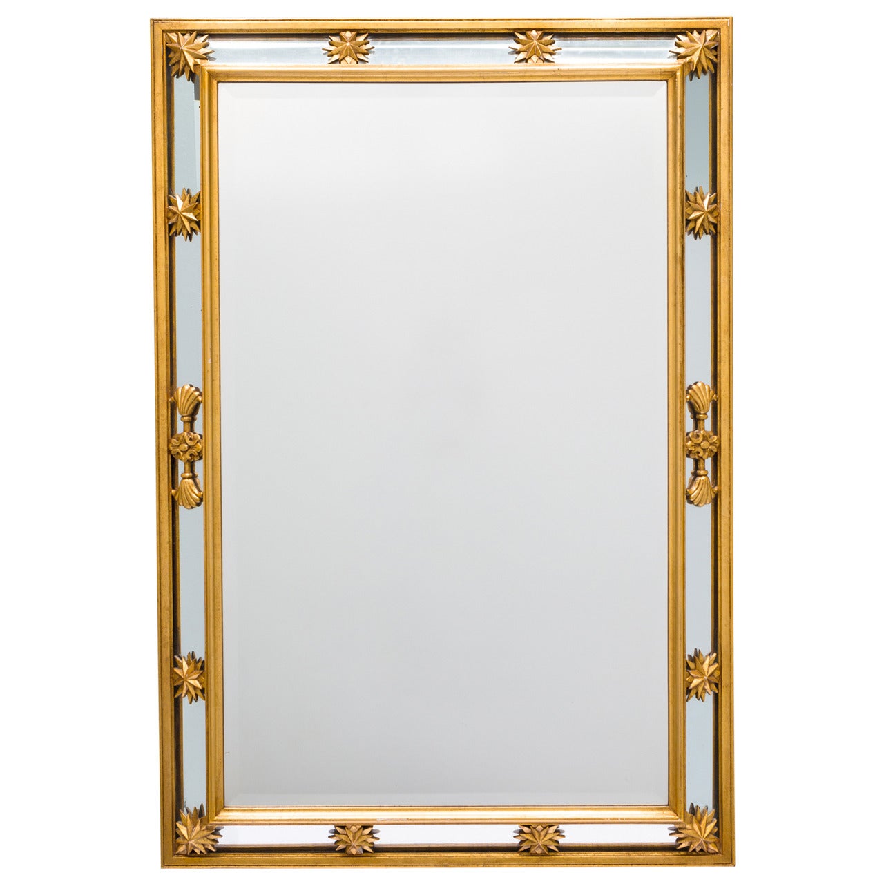 Neoclassical Style Star Mirror