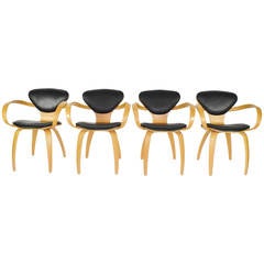 Norman Cherner Pretzel Chairs for Plycraft