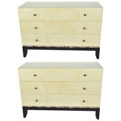 Today's Custom Design Cabinets/End Tables in Goatskin