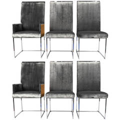 Six Milo Baughman For Thayer Coggin Dining Chairs