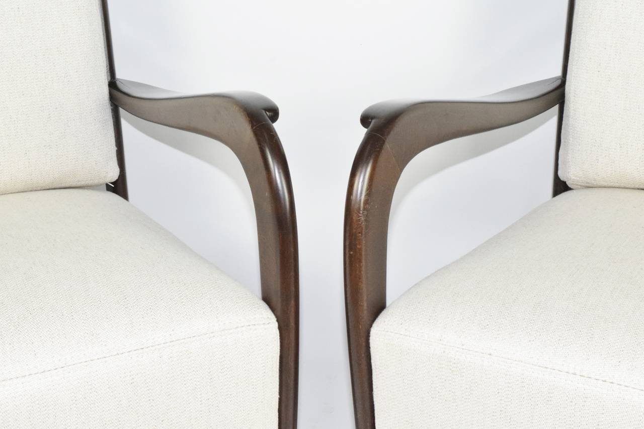Paolo Buffa Style Lounge Chairs 1