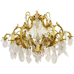 19th Century Bronze Dore
 Chandelier