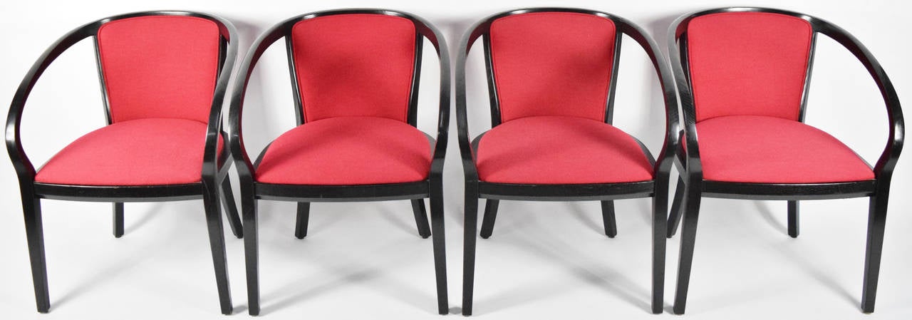 Set of Four Ward Bennett for Brickell Dining Chairs
