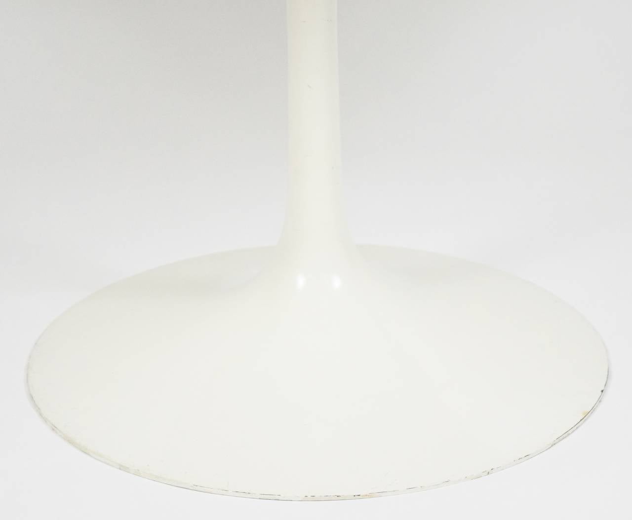 American Eero Saarinen for Knoll White Laminate Tulip Table
