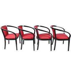 Set of Four Ward Bennett for Brickell Dining Chairs