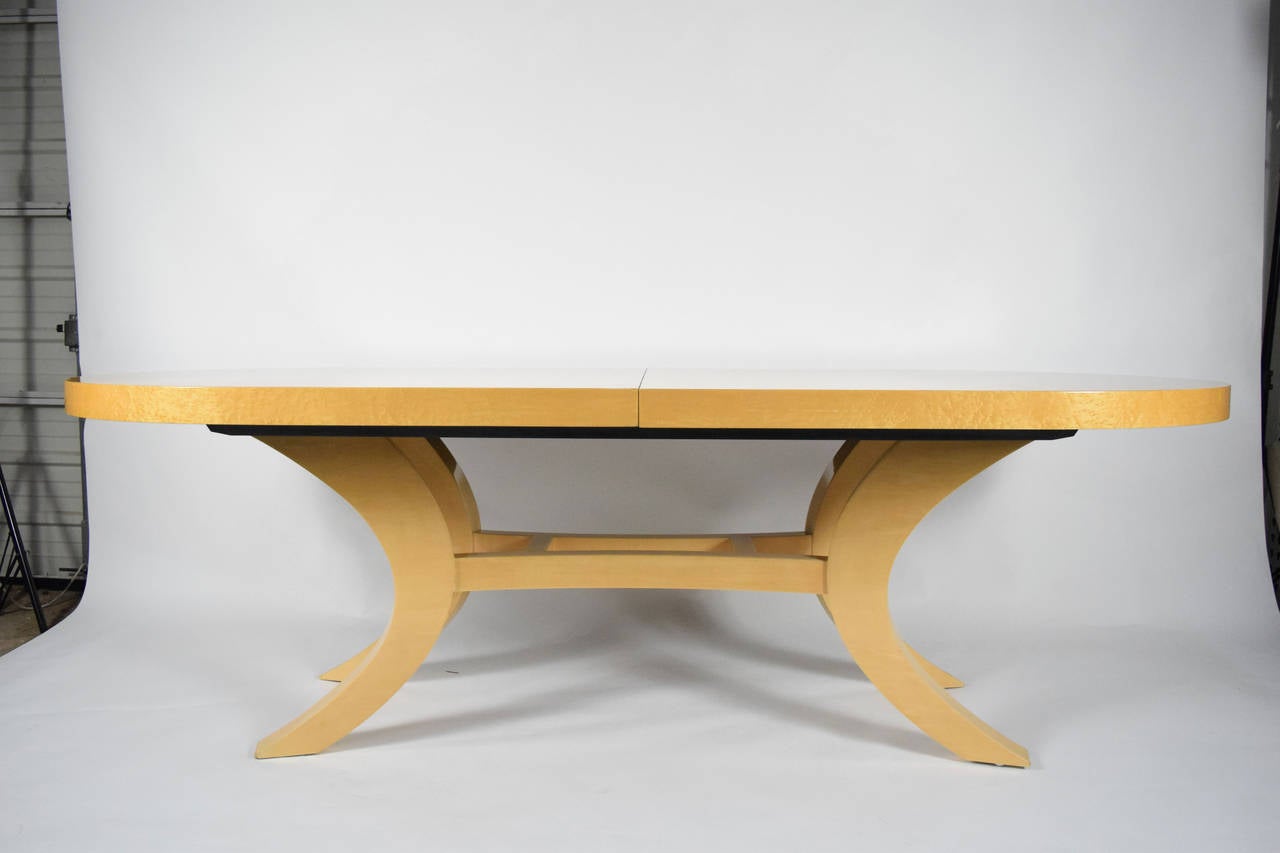 American Dakota Jackson Splayed Leg Dining Table