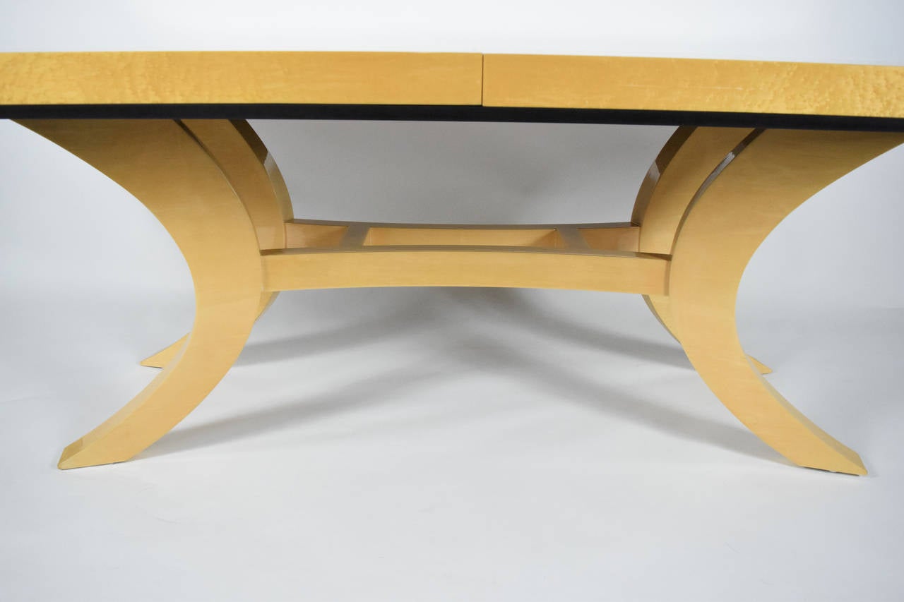 Contemporary Dakota Jackson Splayed Leg Dining Table