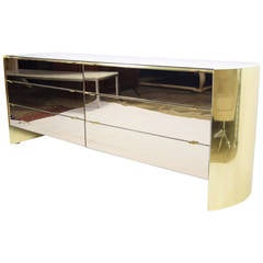 Ello Brass and Smoked Mirror Dresser 4