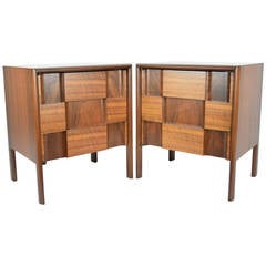 Pair of Edmond Spence NIghtstands Made in Sweden 9