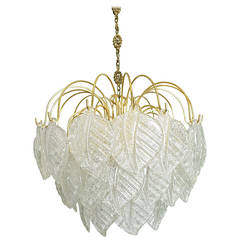 Barovier & Toso Murano Glass Chandelier