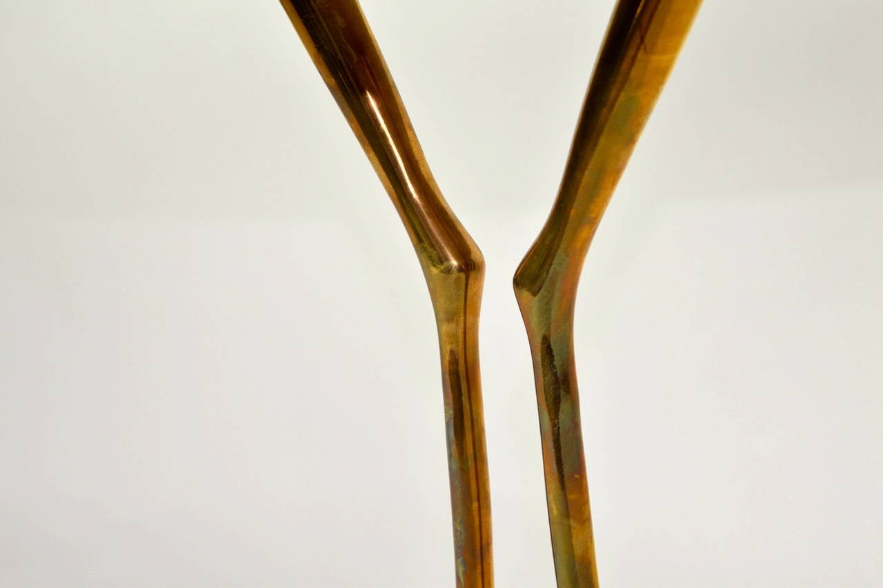 Bronze Traccia Table by Meret Oppenheim