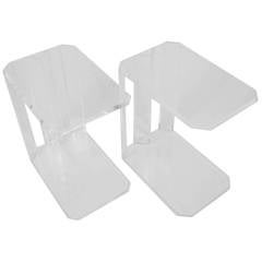 Unique Lucite Side Table