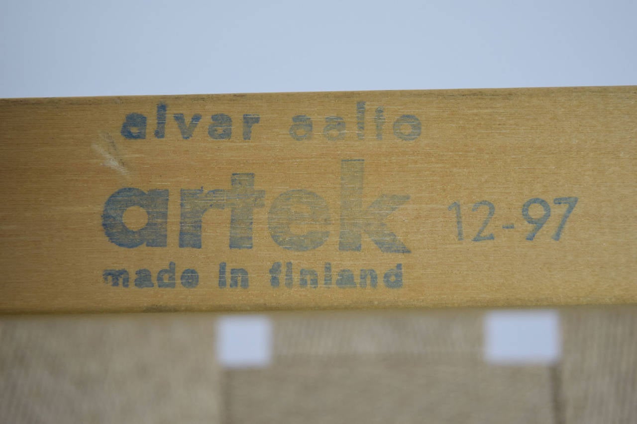 Set of Eight Alvar Aalto 615 Chairs 1