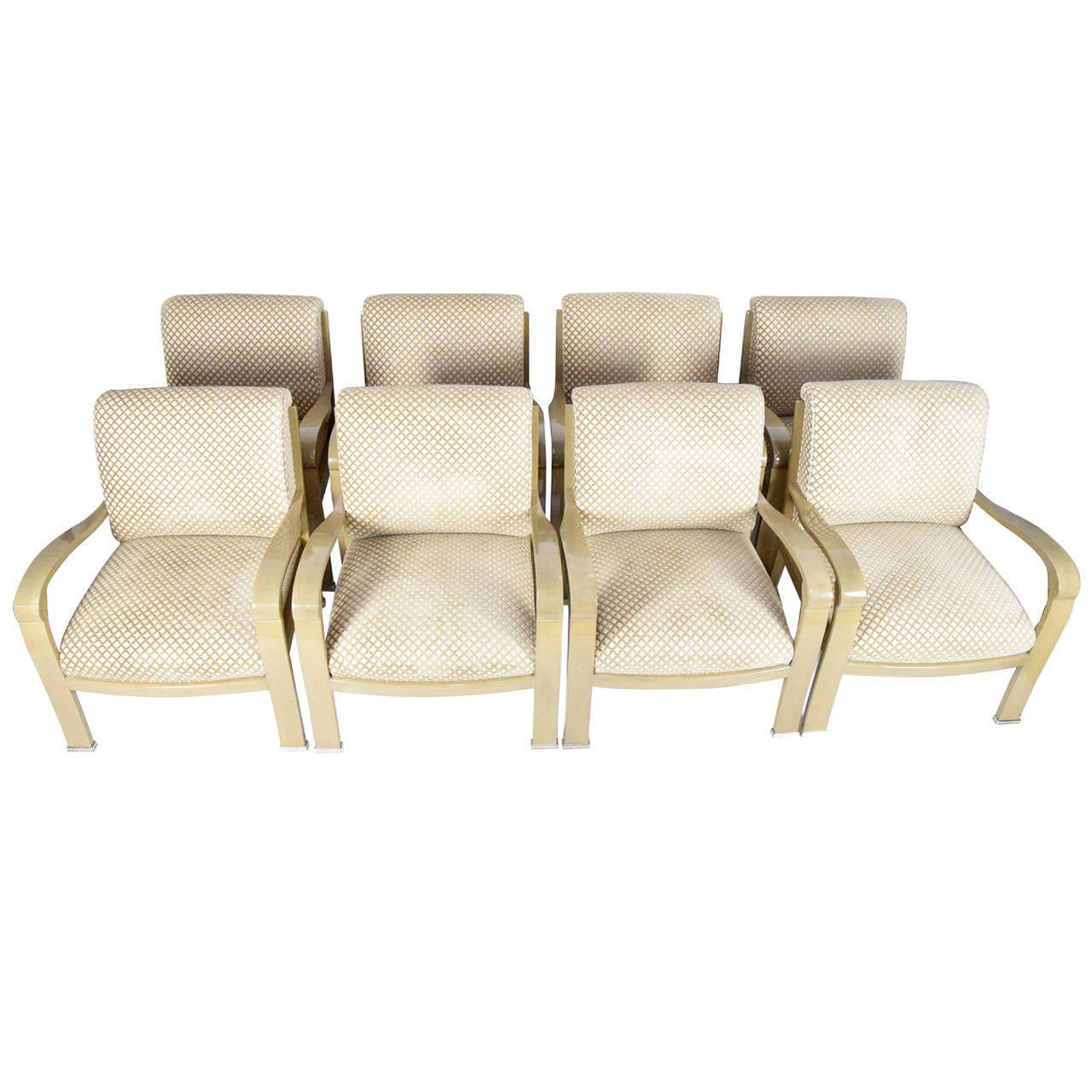 Pair of J. Robert Scott Deco Lounge Chairs 3