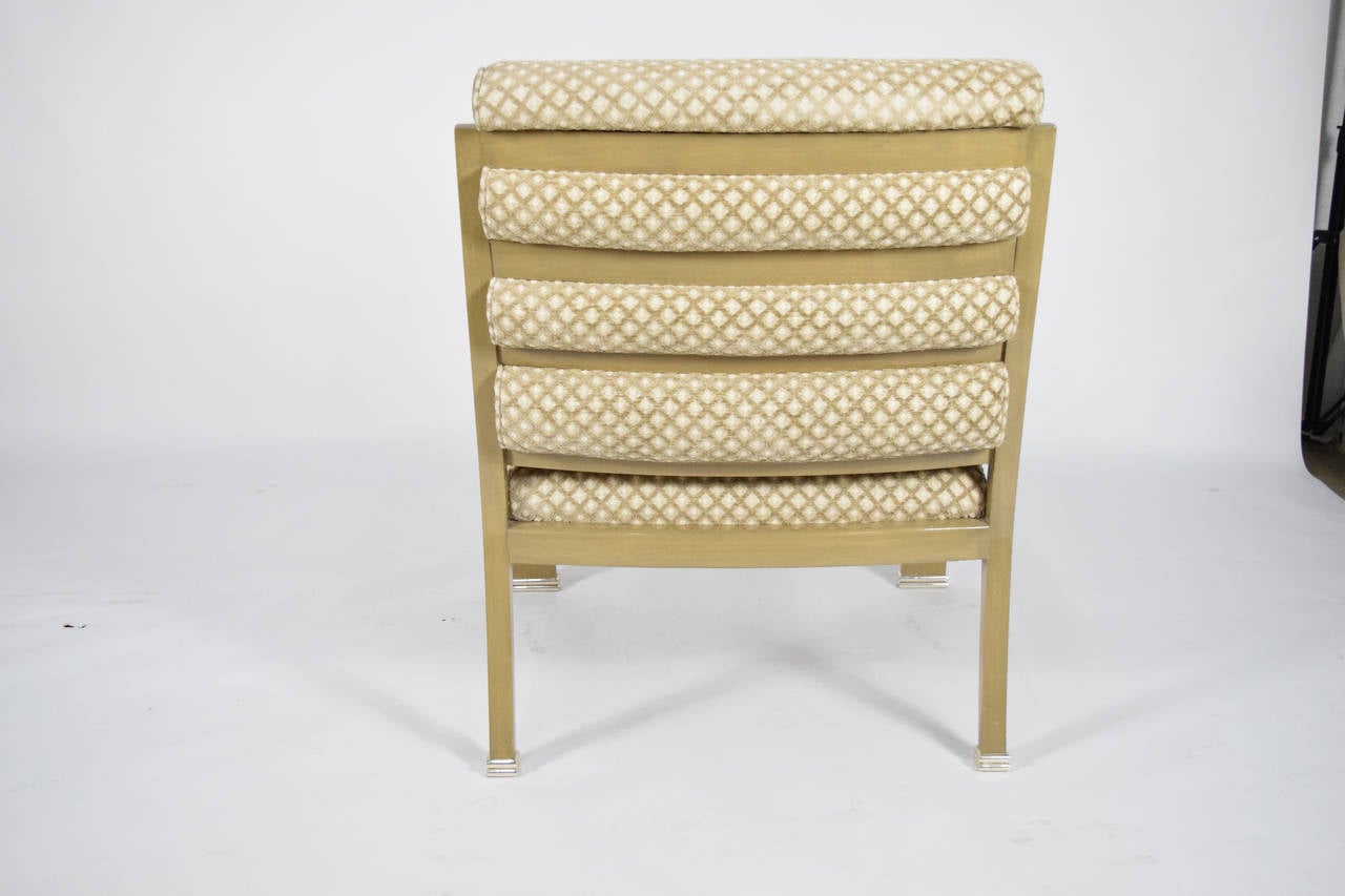 Modern Pair of J. Robert Scott Deco Lounge Chairs