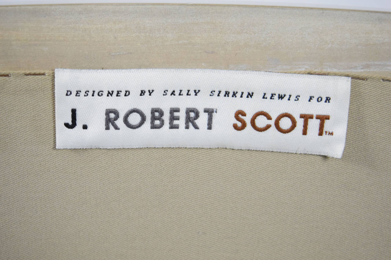Contemporary Pair of J. Robert Scott Deco Lounge Chairs