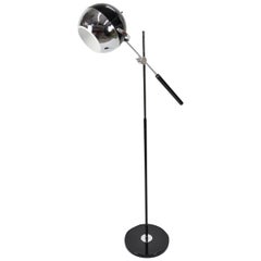 George Kovacs Attributed Adjustable Chrome Floor Lamp