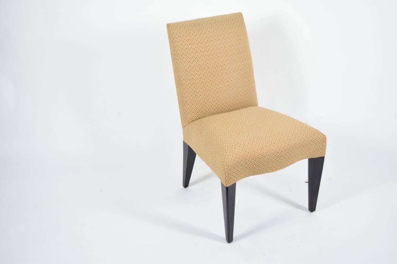 Modern Set of Four Donghia Serpentine Dining Chairs