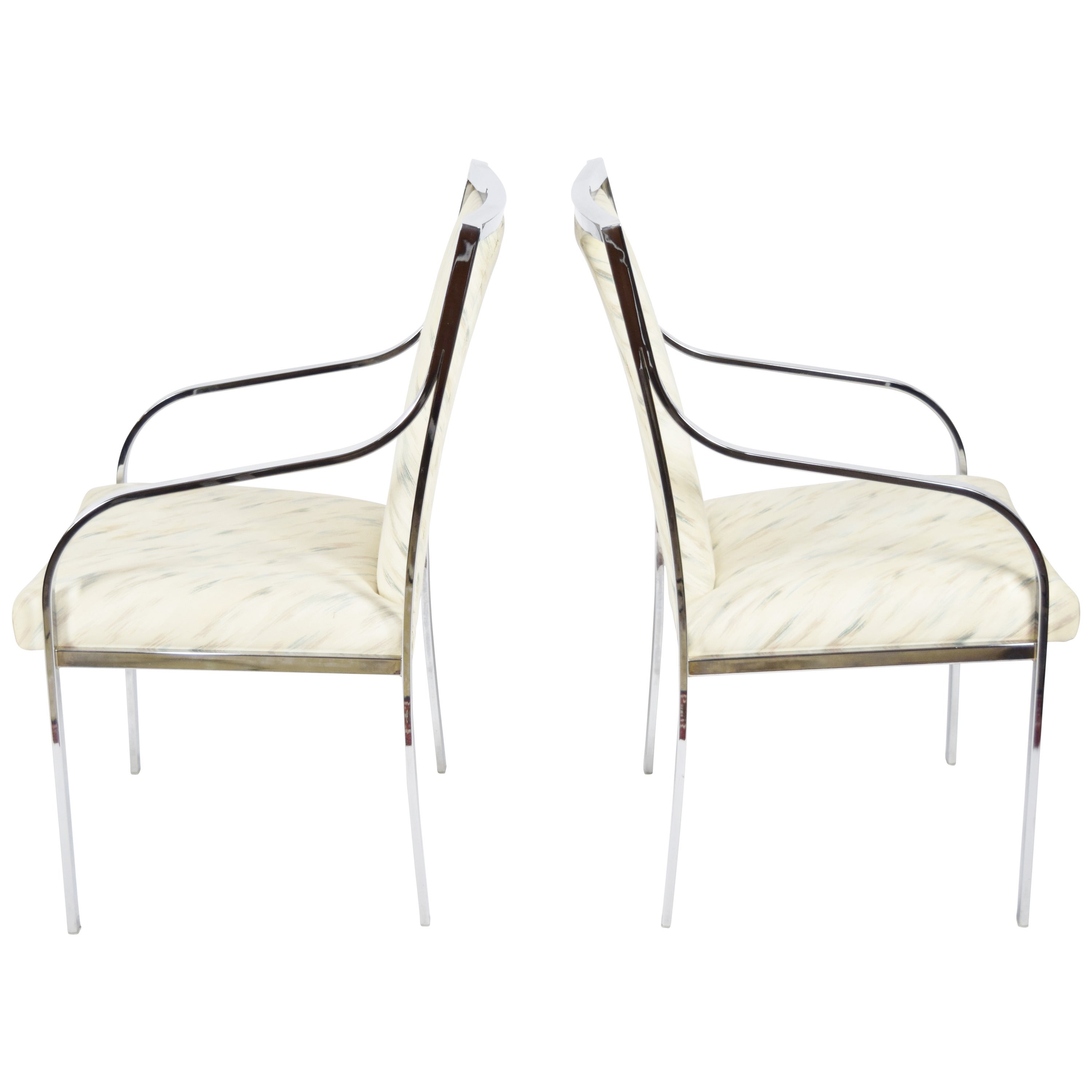 Pair of Milo Baughman Dining Chairs or Side Chairs