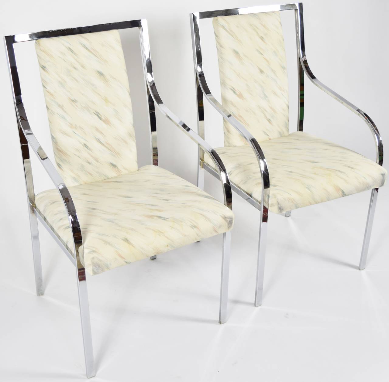 Pair of Milo Baughman Dining Chairs or Side Chairs In Good Condition In Dallas, TX