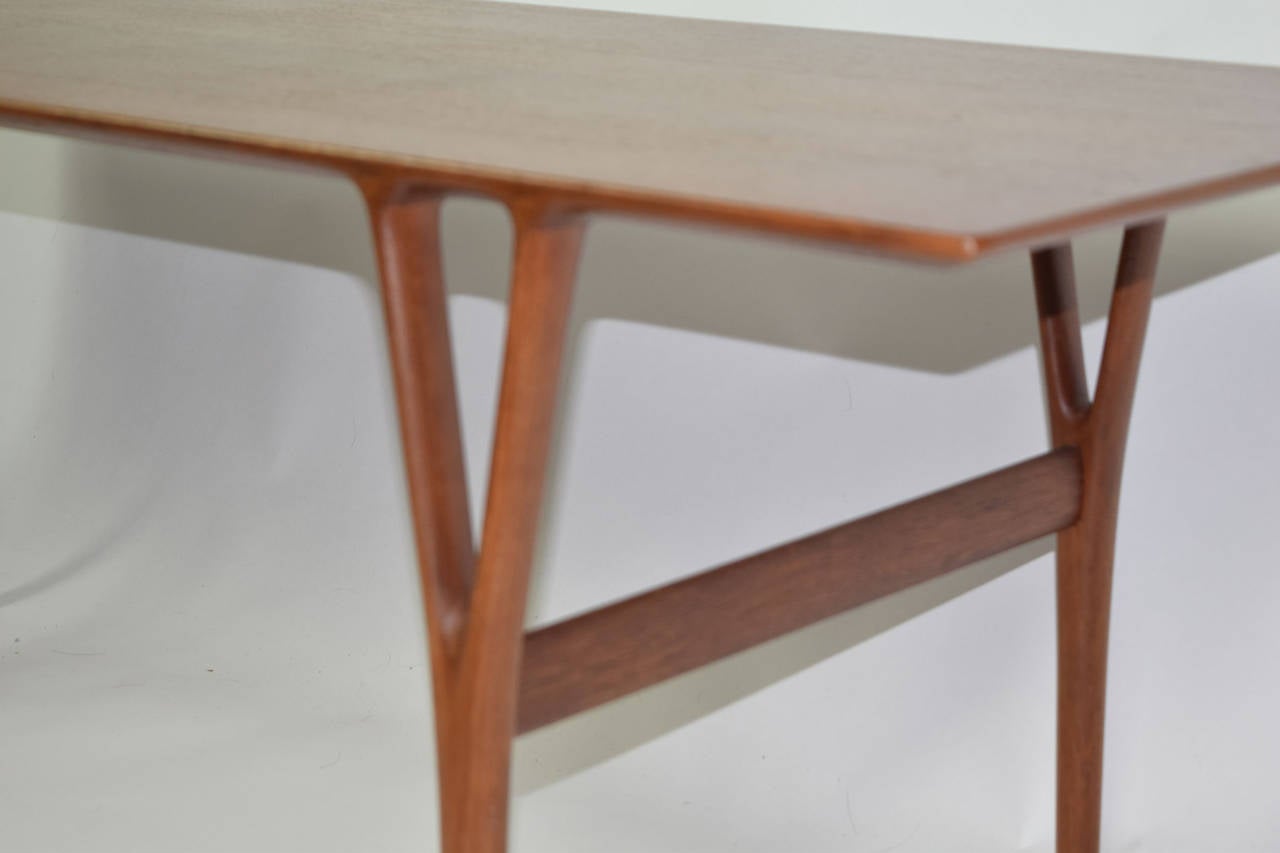 Teck Table basse de Helge Vestergaard-Jensen en vente