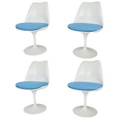 Set of 4 Tulip Chairs by Eero Saarinen for Knoll