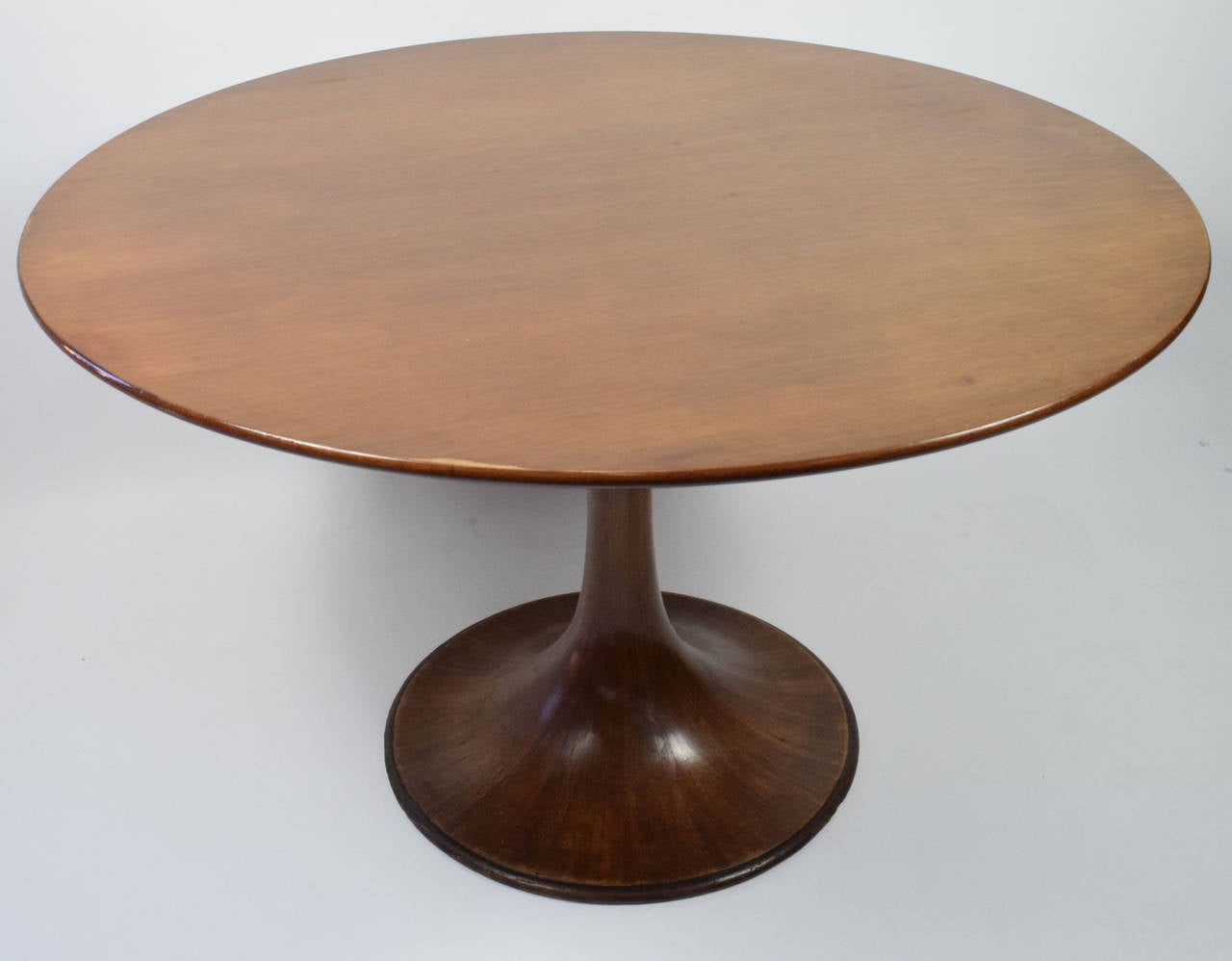 20th Century Italian MCM Tulip Table in Walnut