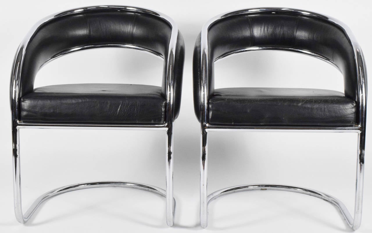 Pair of Anton Lorenz for Thonet Lounge Chairs In Good Condition In Dallas, TX
