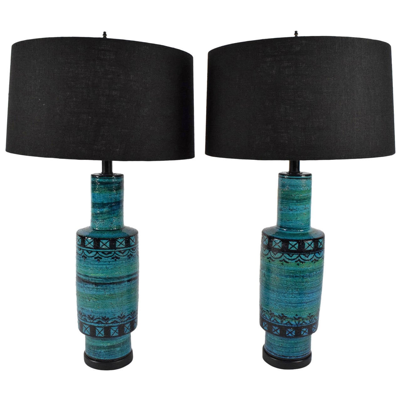 Pair of Lamps by Bitossi Rimini at 1stDibs