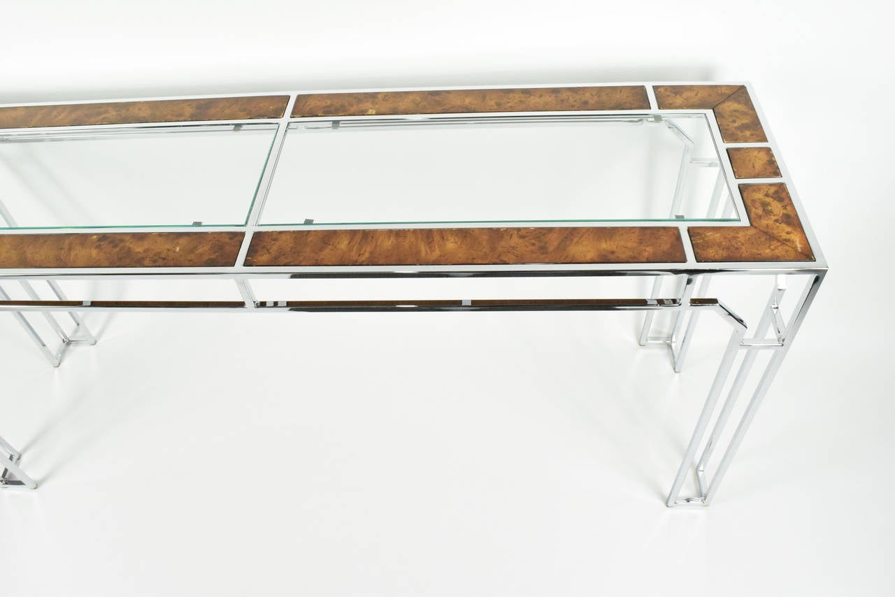 Beautiful Milo Baughman Console Table for Thayer Coggin 1