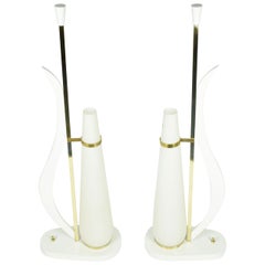 Used Murano Glass Table Lamps