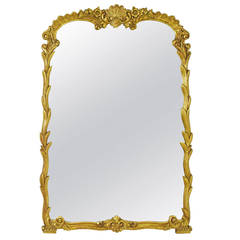 French Gilt Wood Mirror