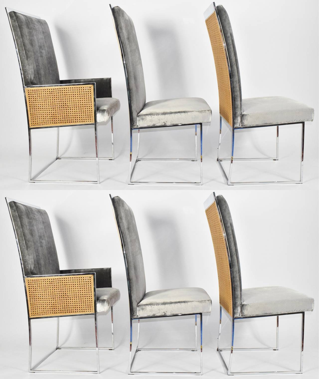 Six Milo Baughman For Thayer Coggin Dining Chairs at 1stdibs Six Milo Baughman For Thayer Coggin Dining Chairs at 1stdibs