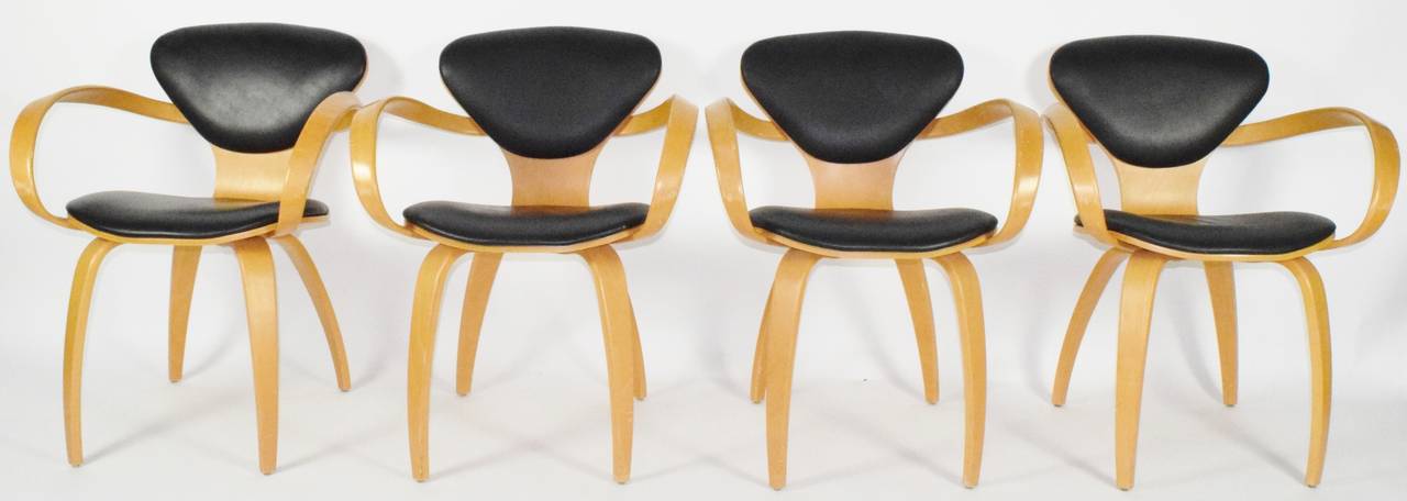 Norman Cherner Pretzel Chairs for Plycraft