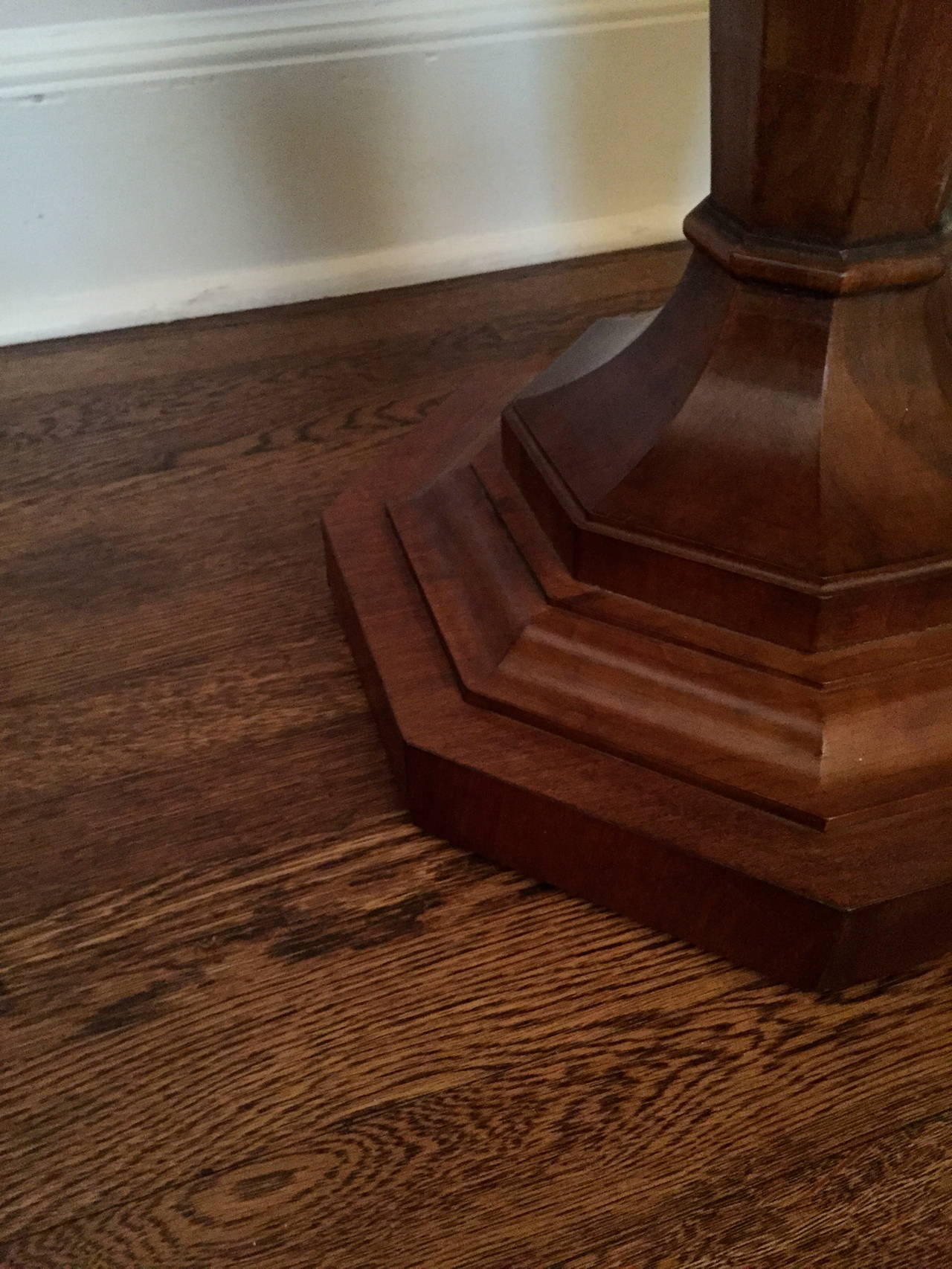 Mahogany Regency Style Octagonal Pedestal Table