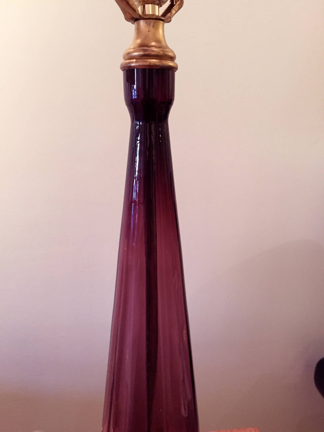 blenko glass lamps