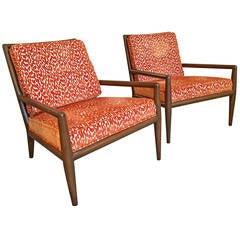 Pair of Classic T.H. Robsjohn-Gibbings for Widdicomb Lounge Chairs 4