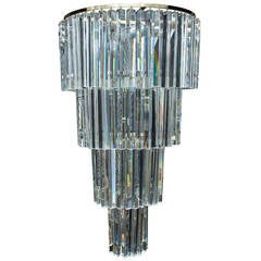 Cut Crystal 4 Tiered Chandelier