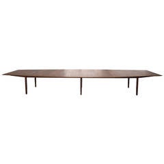 Extra Long Florence Knoll Dining / Conference Table